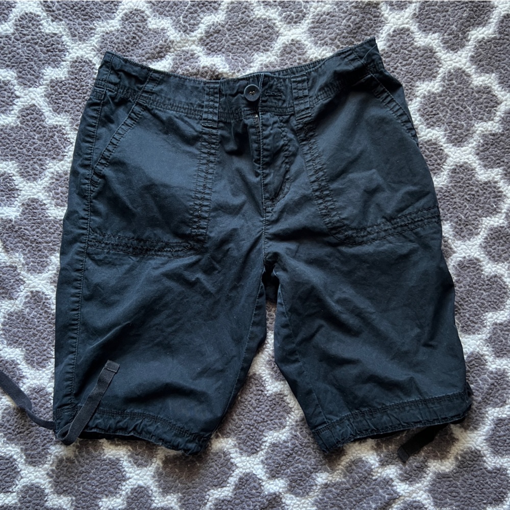Black Cargo Shorts